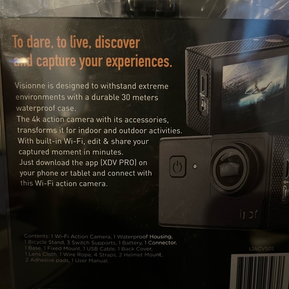 IJoy Visionne Action Camera with Touchscreen - Picture 4 of 12